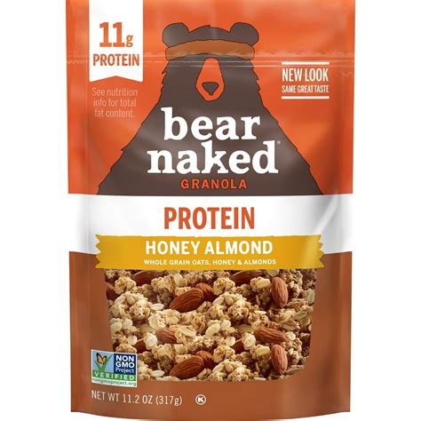 bear naked granola honey almond|Bear Naked Granola Cereal, Breakfast Snacks with Protein,。